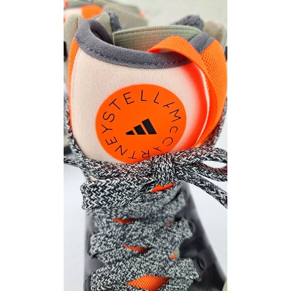 Adidas Stella McCartney Eulampis Hiking Boot Women Size 9 Orange New High Top - Picture 4 of 16